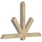 Ekena Millwork Kennewick Rough Sawn Timber Gable Bracket, Douglas Fir, 60"W x 38"H x 4"D x 4"F, 15/12 Pitch GBW060X38X0404KEN00RDF - alternate 3